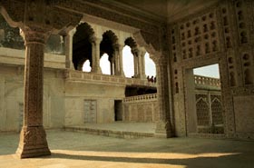 Inside Agra Fort