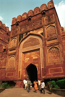 Ingang van Agra Fort
