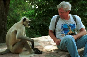 Monkey meets Jacques