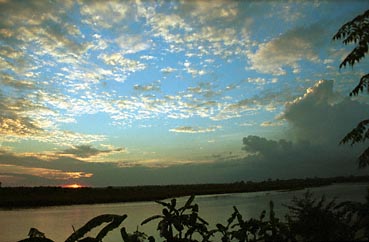 Sunset over Chitwan National Park