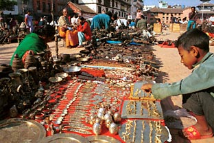 Market on Basantapur Tole