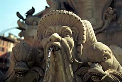 Detail fontein Piazza Navona - klik om te vergroten