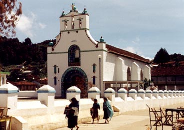 De kerk in San Juan de Chamula